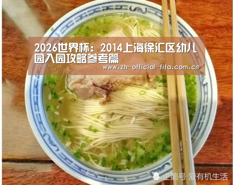 2026世界杯:2014上海徐汇区幼儿园入园攻略参考篇(图2) 2026世界杯